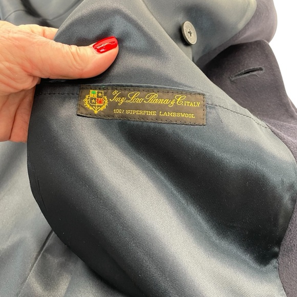 Loro Piana Long Coat 46R Blue - Picture 7 of 16